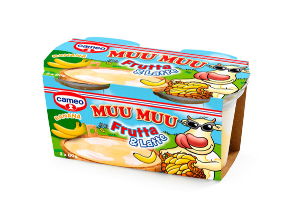 cameo, muu muu, banana, fragola,