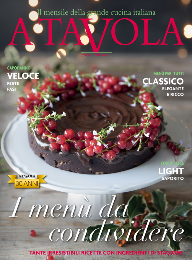 A Tavola Gennaio 2017, ricette, torta al cioccolato