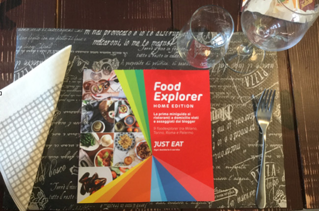 Guida JustEat, food blogger,. Food Explorer, 