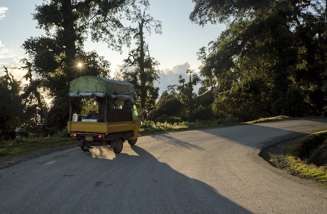 Il tuk tuk al tramonto