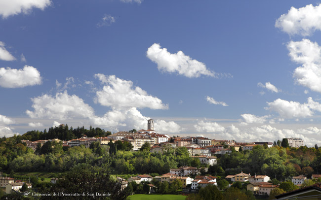 Una veduta di San Daniele 